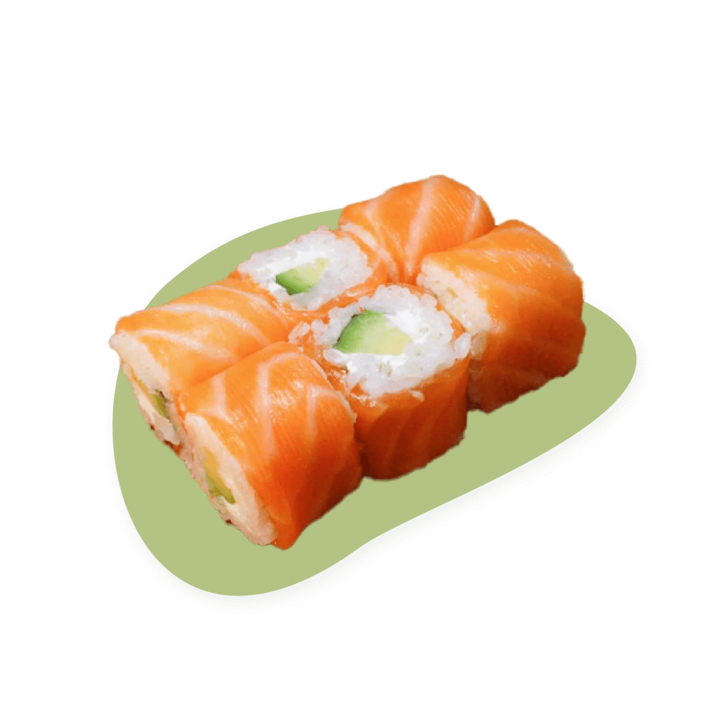 saumon rolls asian house